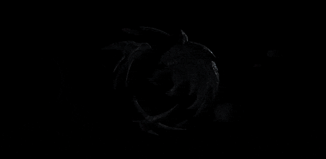 Logo animado da série The Witcher da Netflix
