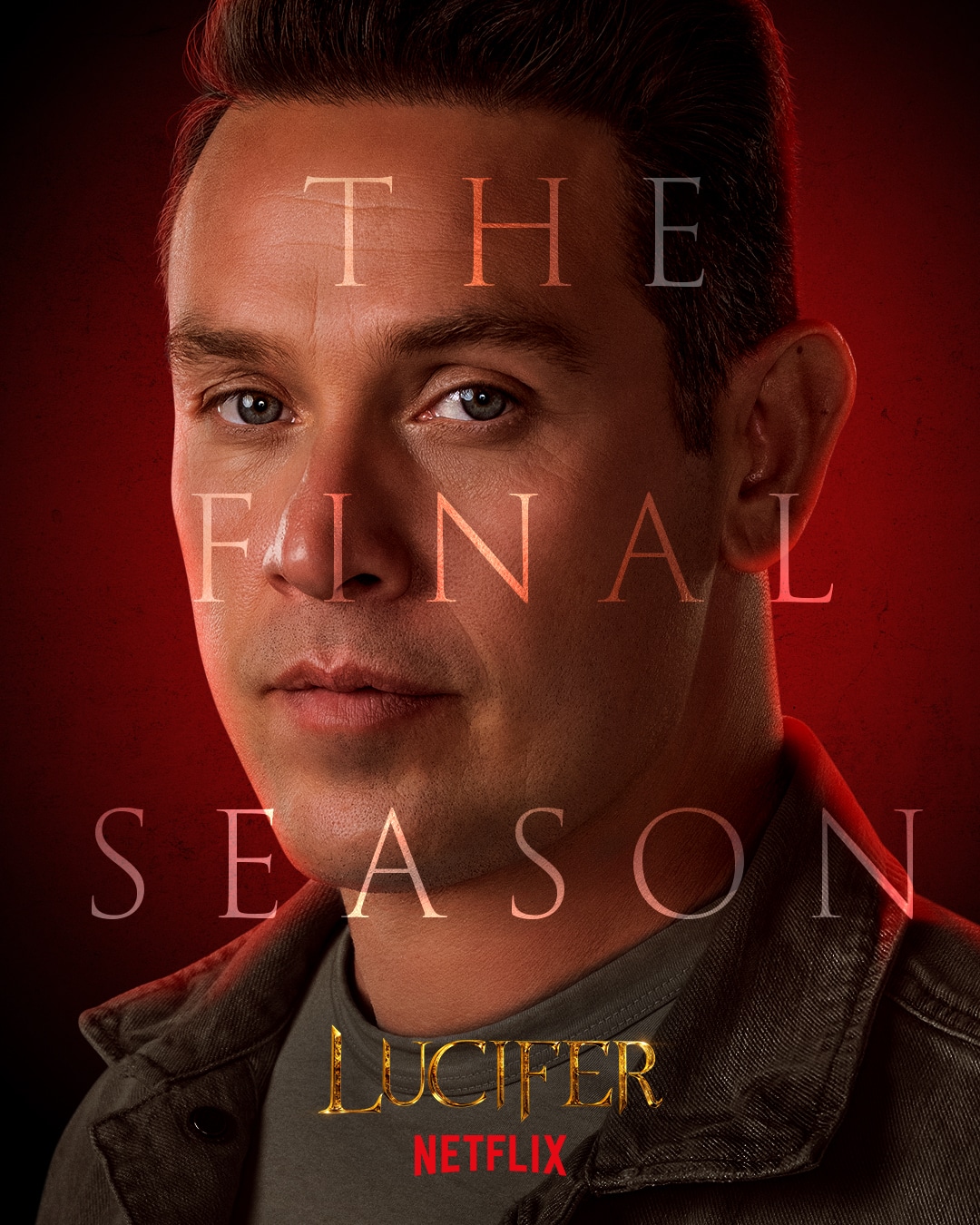 Pôster oficial de personagem da 6ª temporada de Lucifer da Netflix