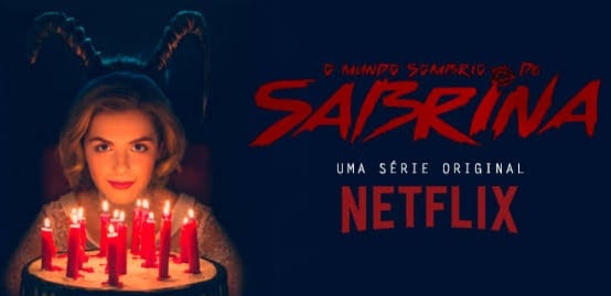 Banner oficial de O Mundo Sombrio de Sabrina da Netflix