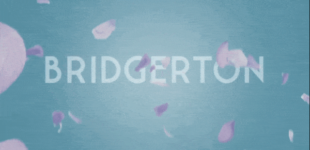 Banner com logo animado da 2ª temporada de Bridgerton na Netflix